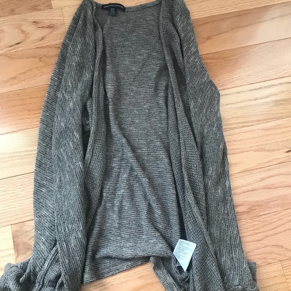 American Eagle Grey Cardigan